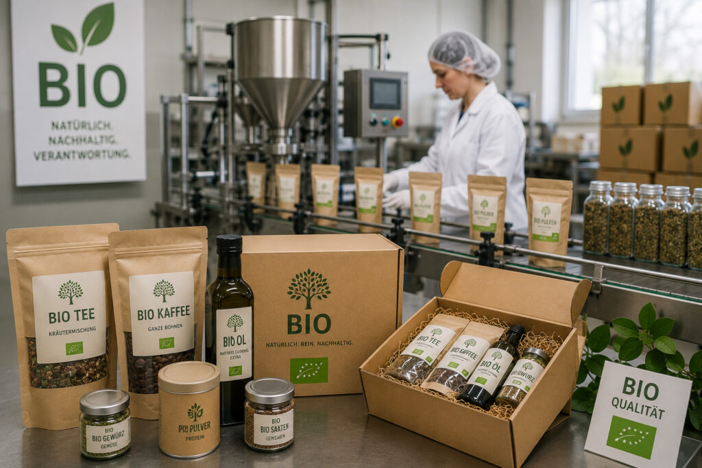 Bio-Produkte abfüllen lassen – Wolando Konfektionierung