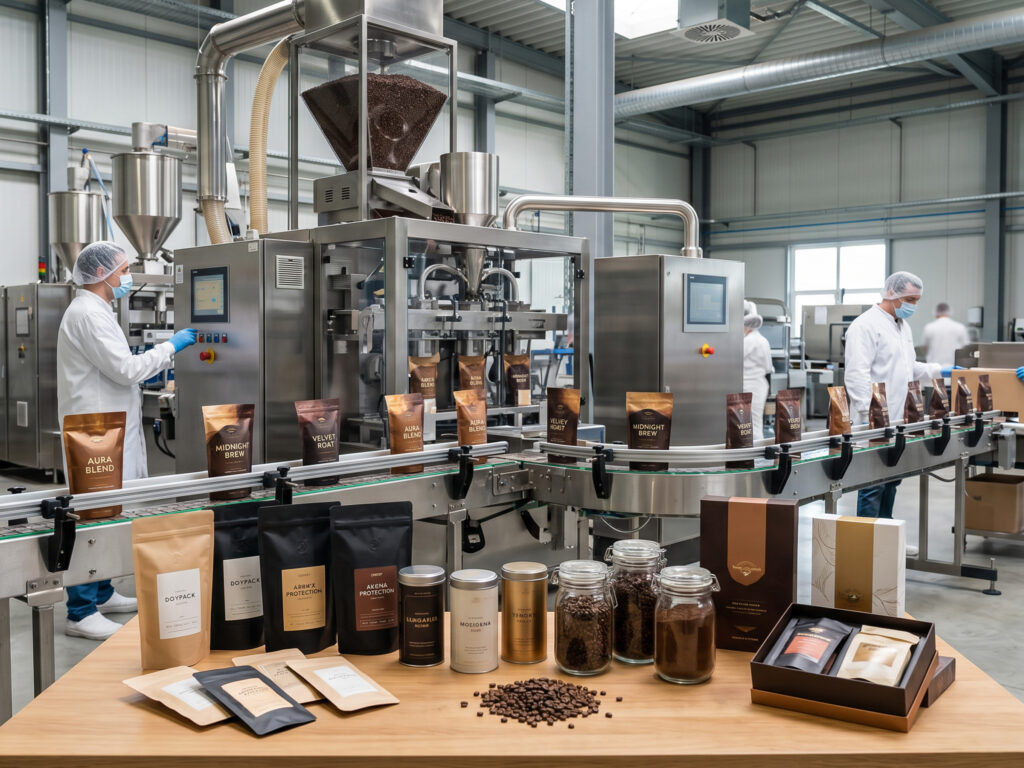 Kaffee abfüllen lassen – Wolando Konfektionierung
