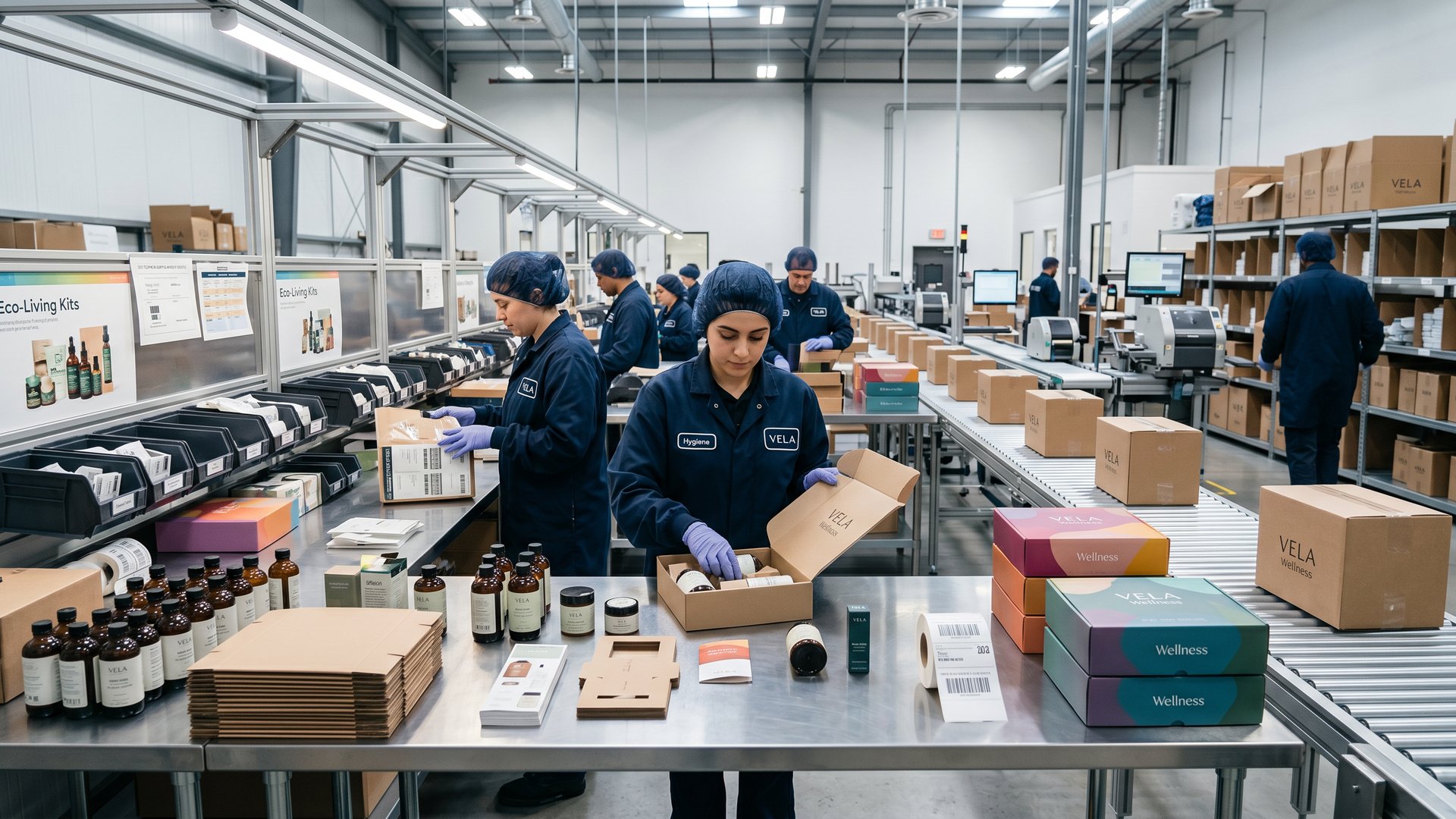Produktsets packen lassen – Wolando